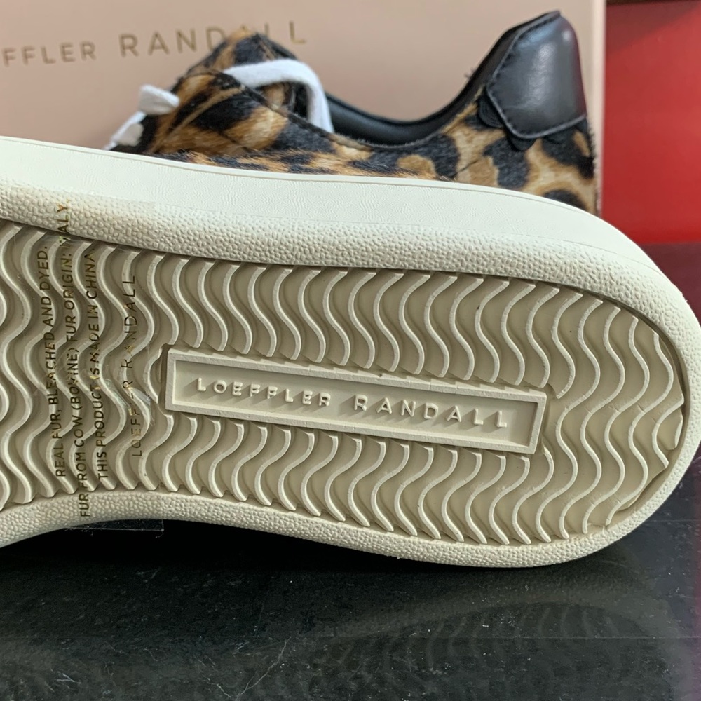 Loeffler Randall NIB! Leopard Sneakers $395 - Picture 6 of 16